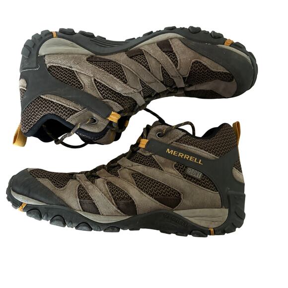 Merrell Moab Hiking Shoes Brown Suede Mesh Men’s 11 Waterproof GORPCORE - Picture 1 of 8